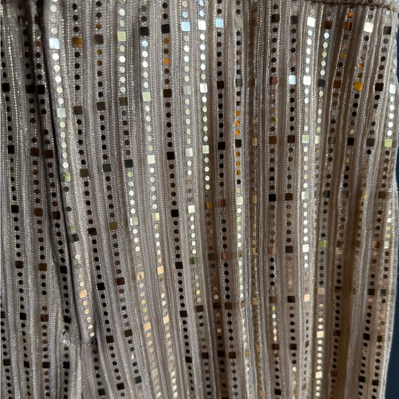 City Triangles style 8216-XV7A jumpsuit. Sequins, glittery gold design. Size 11 - Picture 11 of 14